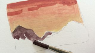 How to paint with gouache: staining