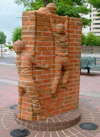 brick sculptures