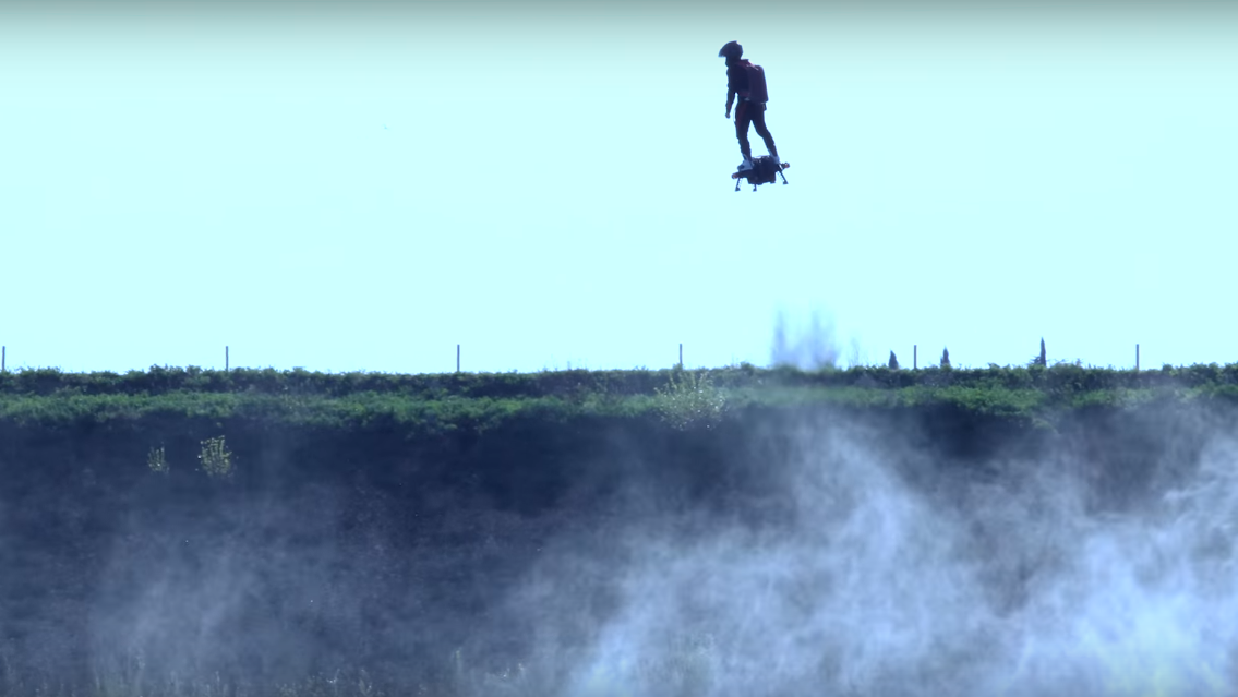 Hoverboard record smashed French jet ski champion sets new world