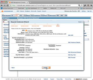 An Amazon EC2 instance ready to go. Just click the Launch button and you're done