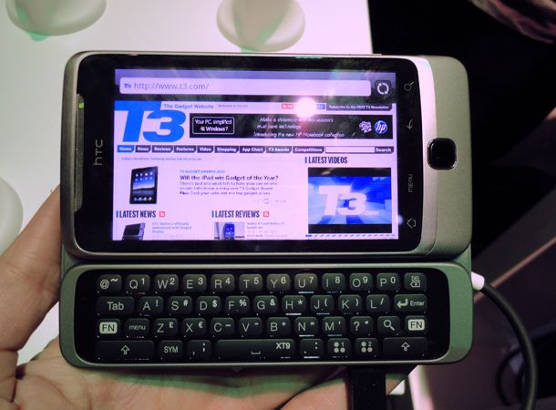 HTC Desire Z hands-on
