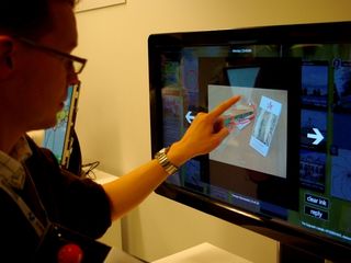 Touschscreen demonstration