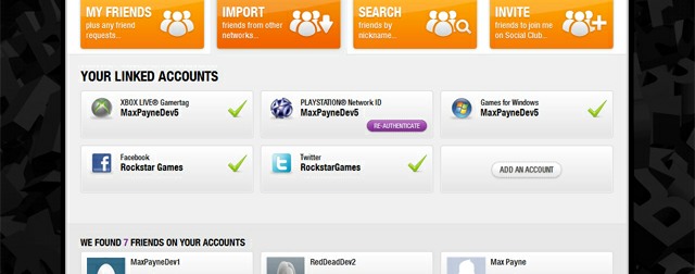 Rockstar Social Club overhauled for Max Payne 3