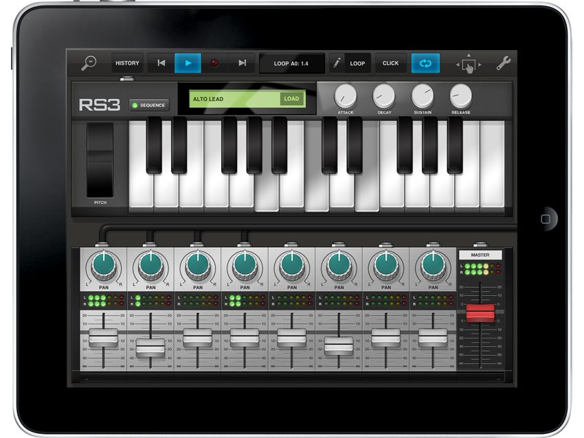 The RS3 polyphonic keyboard