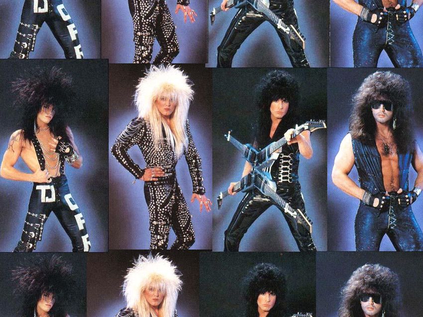 The Funniest '80s Glam Band Photos Ever