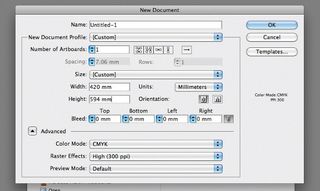 Use a column grid: step 1