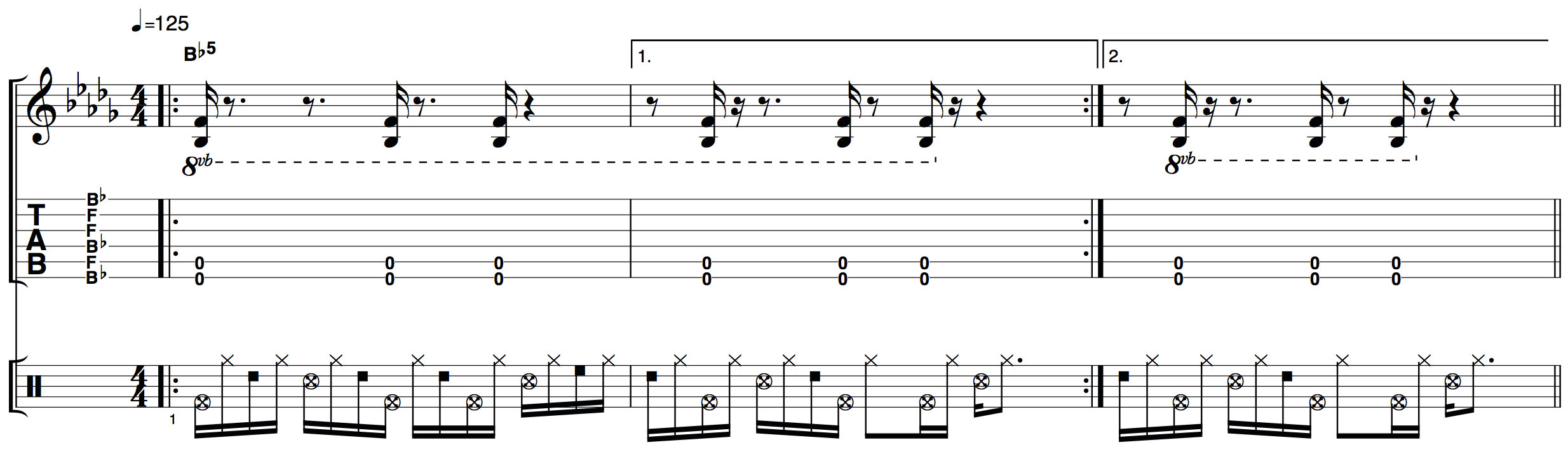 Adding a bassline