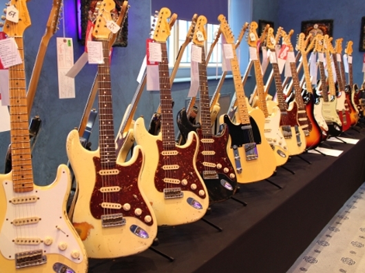 Various Stratocasters and Telecasters