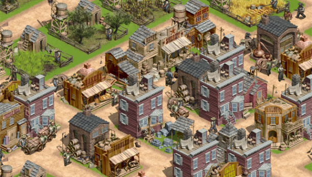 1849: a bustling city management game set in the Gold Rush era