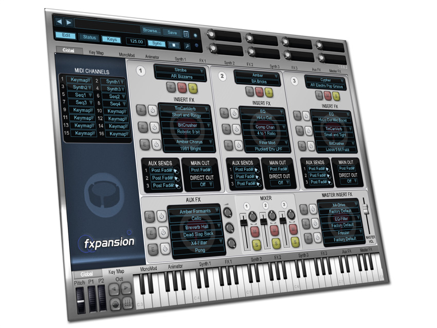 DCAM: Synth Squad&#039;s Fusor shell enables you to stack up the three synths.