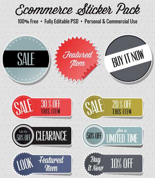 Free ecommerce icons