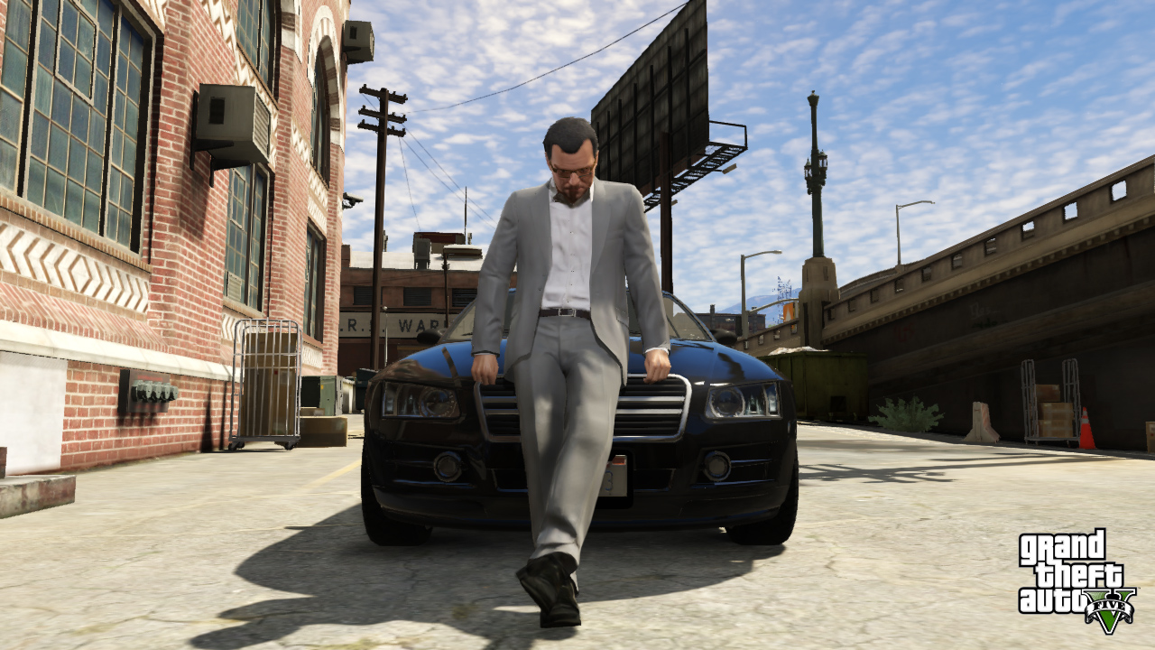 GTA 5: Brooding on the Bonnet