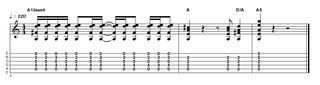 EXAMPLE 42: paul kossoff-style d/a variation