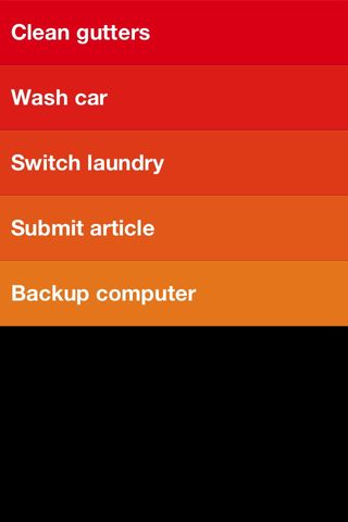 Clear for iOS is a to-do list app that has no chrome at all; it’s pure content