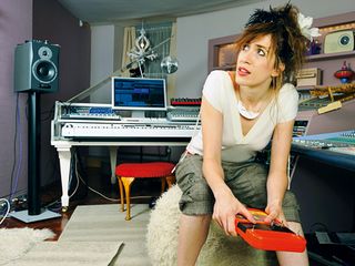 Imogen Heap at her home studio during an exclusive shoot for MusicRadar