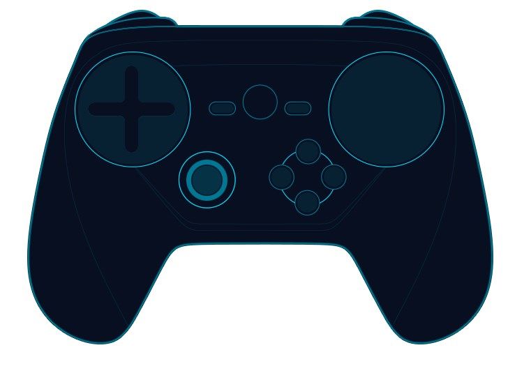 New Steam Controller mockup appears in latest client beta | PC Gamer