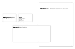 The new identity features across letterheads, business cards, and more