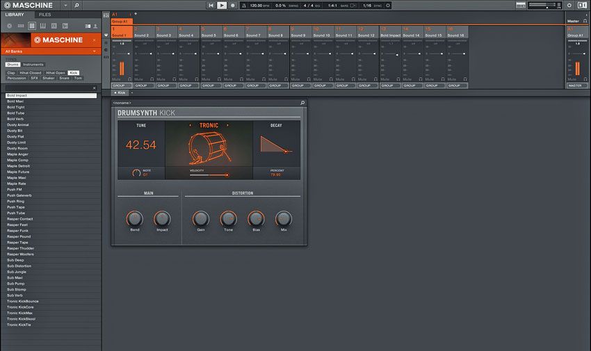 The five dedicated drum/ percussion synths give just the right amount of control and sound superb