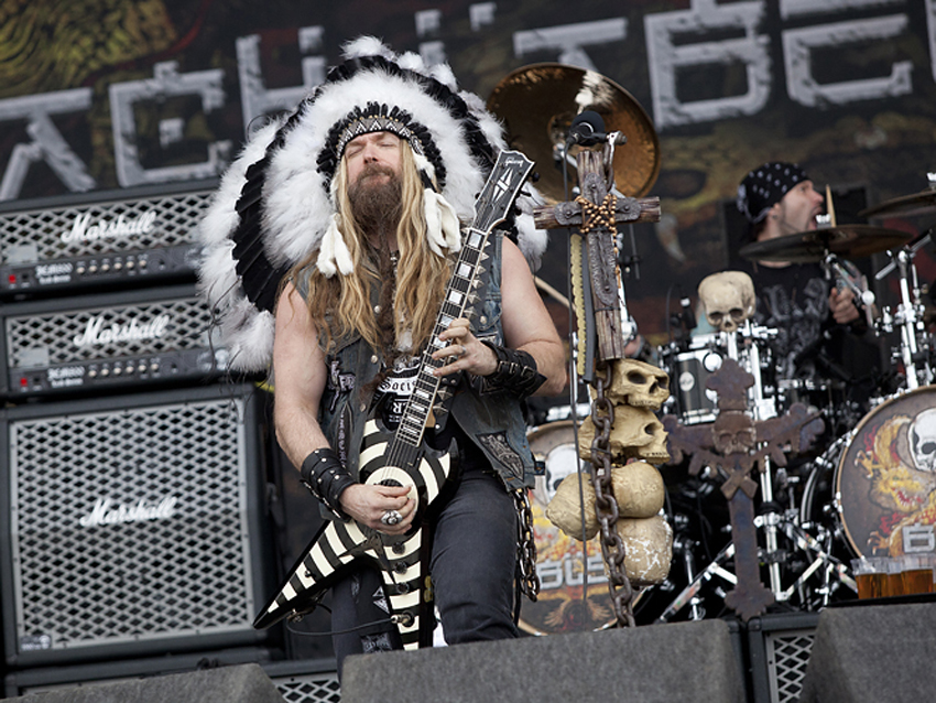 Zakk Wylde, frontman and guitarist of Black Label Society