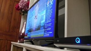 the Sky Q service on a tv with the sky q box