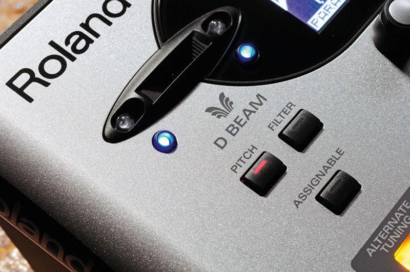 If you can find a free hand for it, the D BEAM can generate some wild sounds
