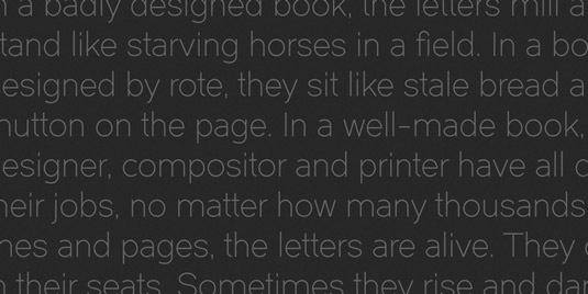 Dual font
