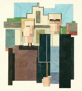 8-bit watercolours