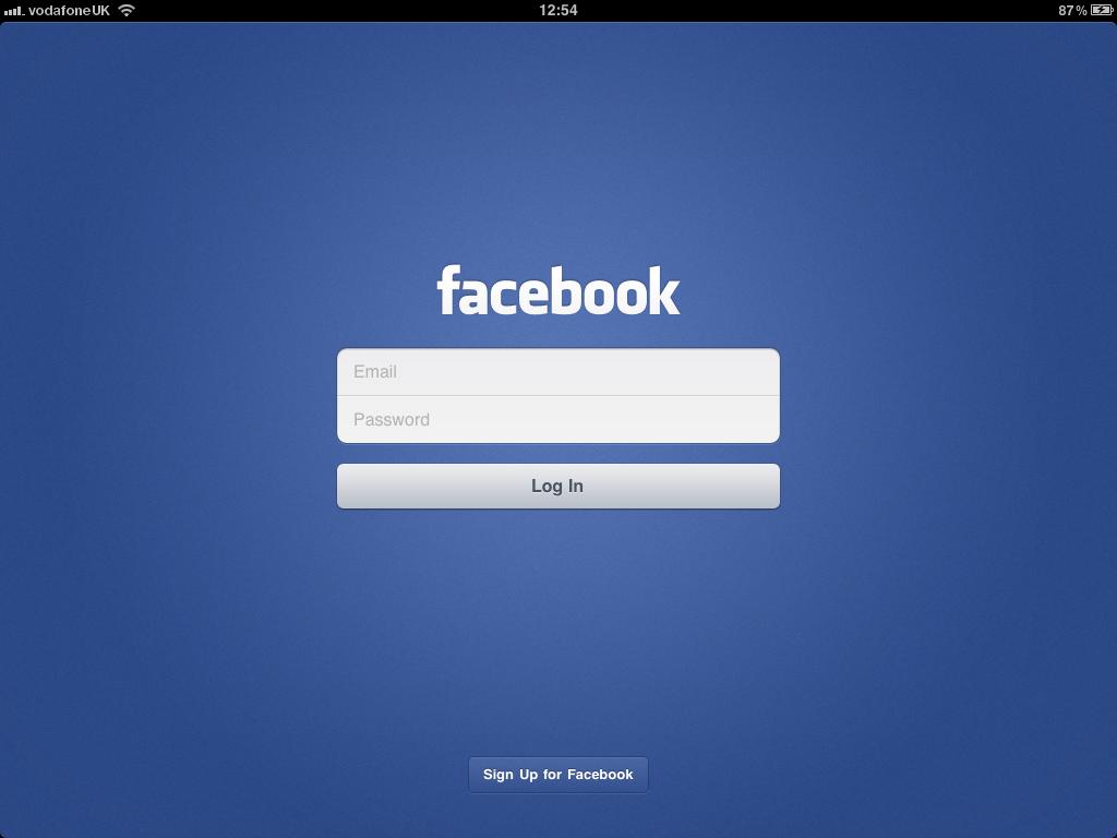 Facebook login desktop www Facebook