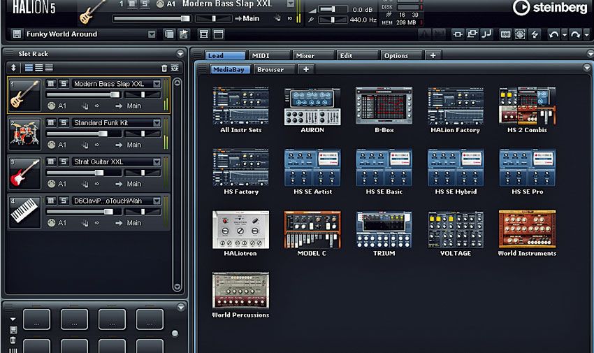HALion now boasts a total of 16 sound categories, eight of which use the swish new macro interfaces