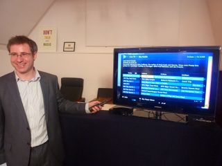 Fetch TV's CEO showing off Sky Player