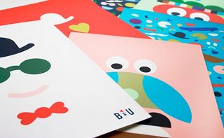Hvass&Hannibla created this visual identity for the children's department at Copenhagen's central library