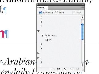 Create an index in InDesign: step 3