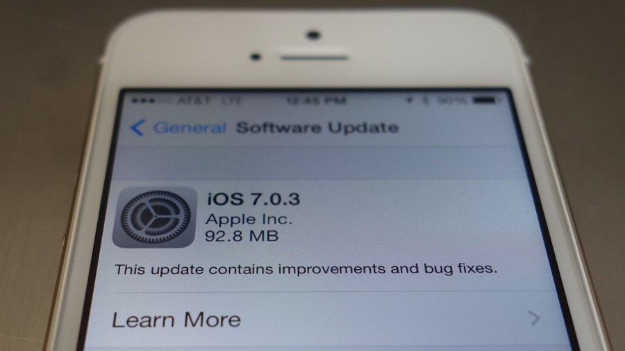 iOS 7.0.3 update