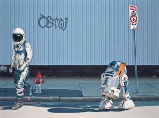 astronaut paintings