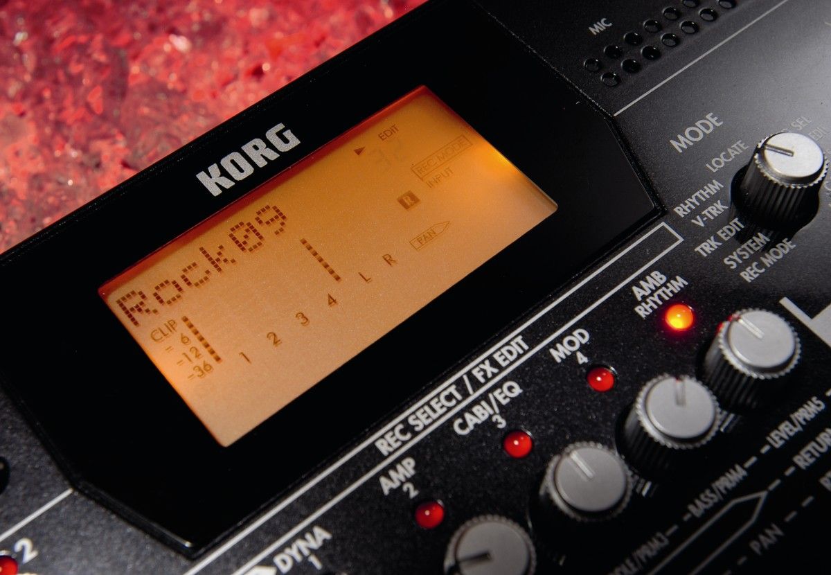 The Korg D4 comes complete with good preset drum rhythms