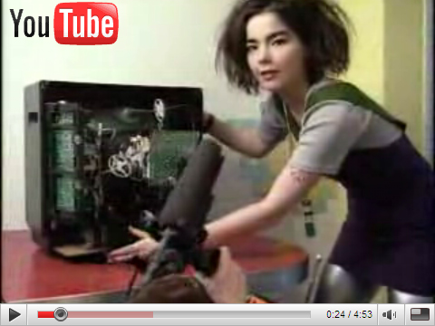 To our eyes, Björk hasn&#039;t quite got the hang of the TV sales game quite yet