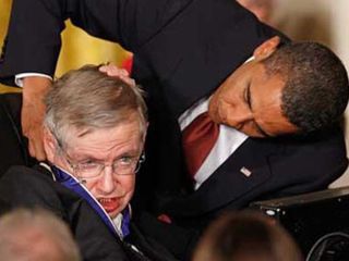 Hawking and obama