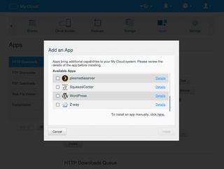 Adding apps to the My Cloud Mirror