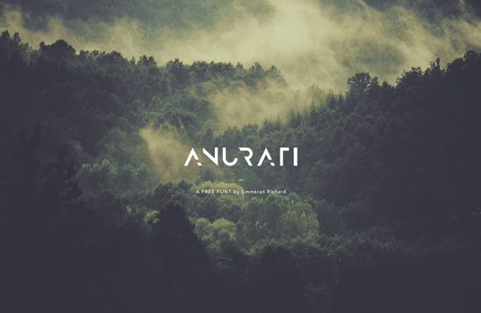 Free font: Anurati