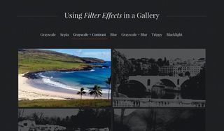 In this tutorial we’re using CSS filter effects to inject some interest into an otherwise mundane photo gallery