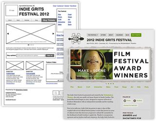 Use a wireframe loosely if that fits your process