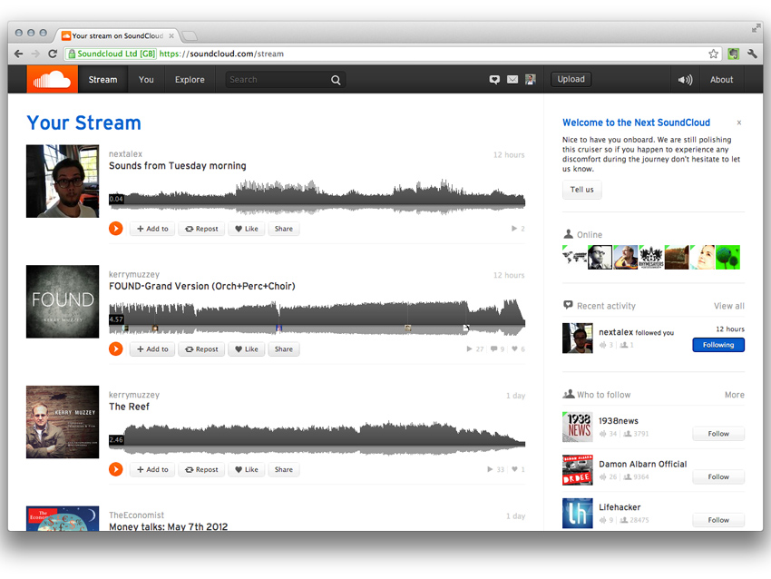 The changes in the Next SoundCloud are more than cosmetic.