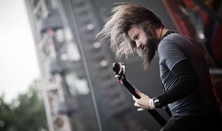 Troy Sanders - Mastodon's bass supremo onstage in 2011