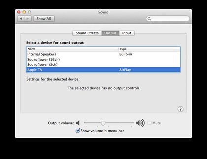 AirPlay Mirroring all system audio