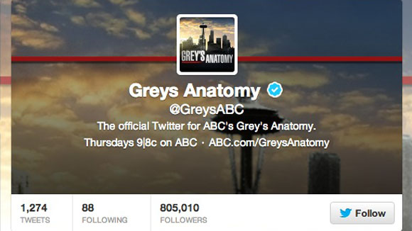 Grey&#039;s Anatomy Twitter