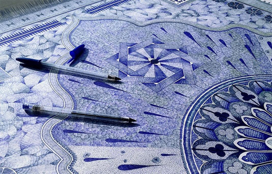 ballpoint carpet illustrations