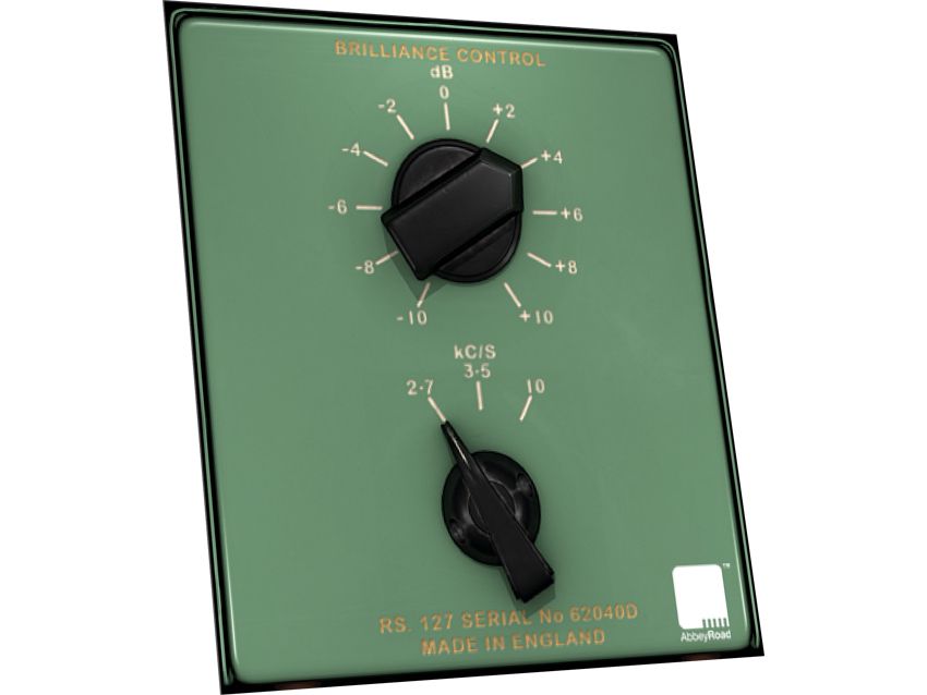 The green RS127 was originally a portable box.