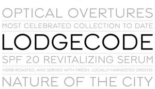 Lodgecode font