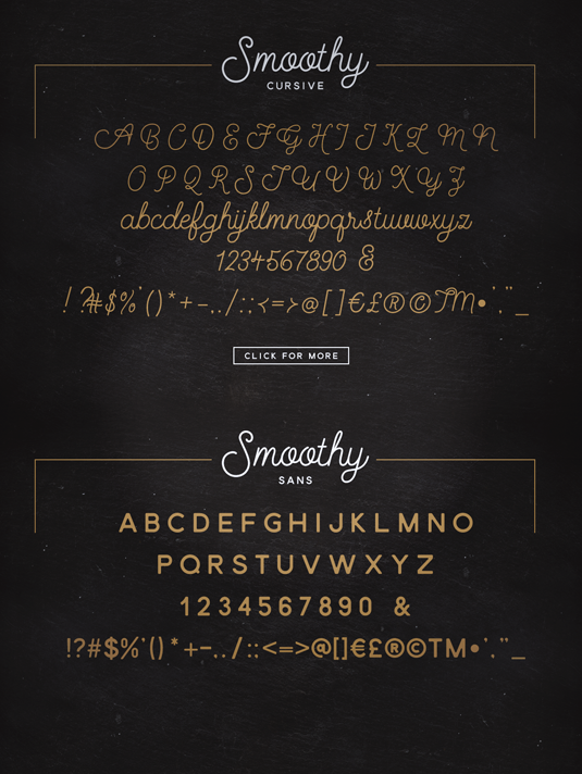 Smoothy font