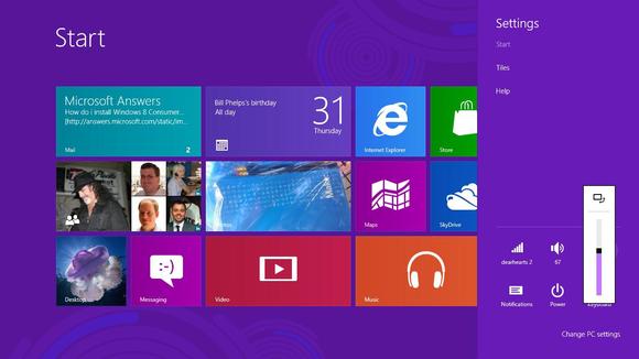 Windows 8.1 Charms Bar